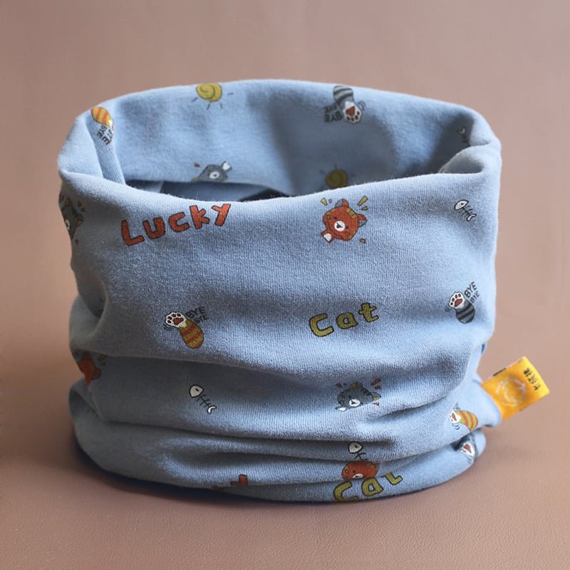 Eșarfă pentru copii din bumbac pur, calitate A, pentru fete și băieți, toamna și iarna, pulover rezistent la vânt și călduros.