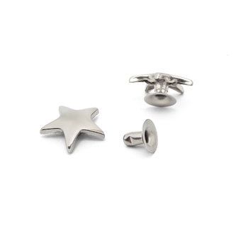Jednostrane zakovice s petokrakom zvijezdom, ukrasne zakovice 20 komada za torbe, cipele i prtljagu