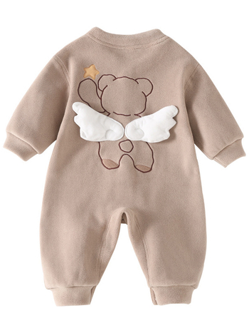 Rudens un ziemas mazuļu bodiju, kombinezonu, romperu, virsdrēbju, siltu mazuļu bodiju ar garām piedurknēm un flīsa oderi izpārdošana