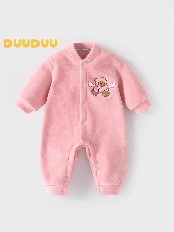 Rudens un ziemas mazuļu bodiju, kombinezonu, romperu, virsdrēbju, siltu mazuļu bodiju ar garām piedurknēm un flīsa oderi izpārdošana