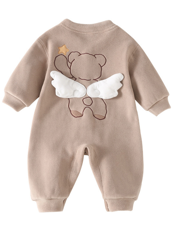 Rudens un ziemas mazuļu bodiju, kombinezonu, romperu, virsdrēbju, siltu mazuļu bodiju ar garām piedurknēm un flīsa oderi izpārdošana