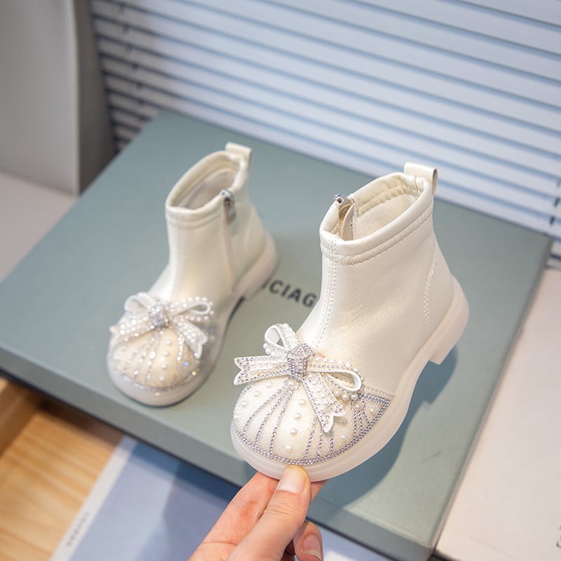 Mergaičių aulinukai su varlytėmis, populiarūs vaikiški trumpi aulinukai rudeniui/žiemai, stilingi, itin minkšti, princesės stiliaus, mažylių aulinukai