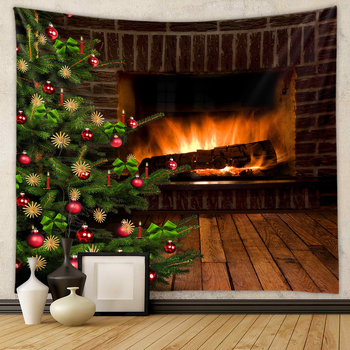 Ziemassvētku eglītes gobelēna istabas dekors, Instagram stila sienas dekors, pārrobežu mājas dekors, bohēmisks gobelēns, Ziemassvētku gobelēns