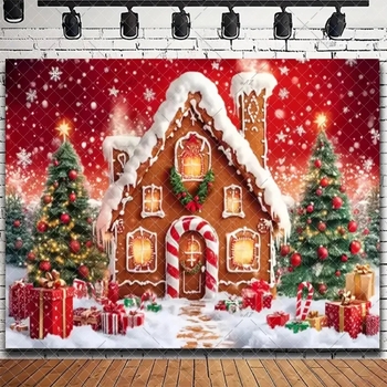 Трансгранична дропшипинг коледна тематика Дядо Коледа гоблени за прозорци в скандинавски стил декорация за дома