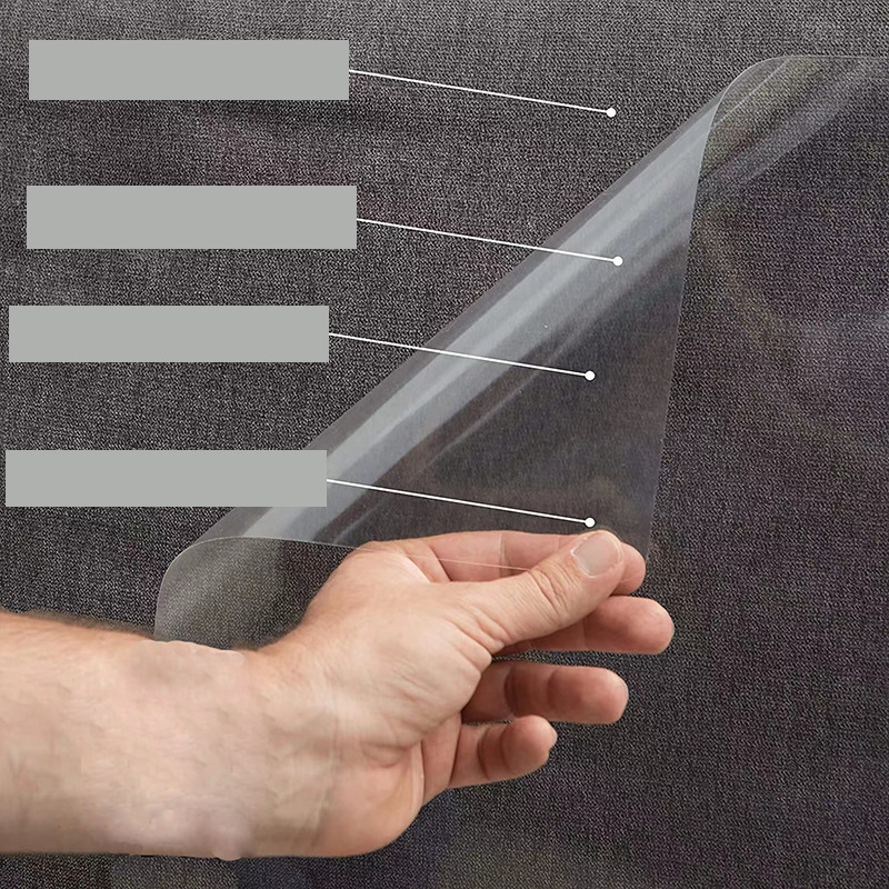 PVC pašlīmējoša dīvāna uzlīme pret kaķu skrāpējumiem, spēcīgs nelīpošošs pārklājums, kaķu skrāpēšanas uzlīme, aizsargājoša uzlīme stūriem un mēbelēm pret kaķu skrāpējumiem.