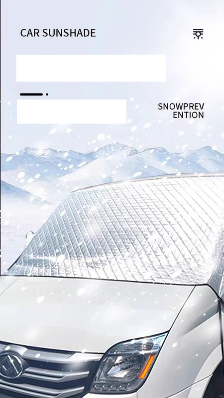 Tenda za kampere, polu-navlaka, toplinska izolacija i zaštita od sunca sa strane vjetrobranskog stakla, magnetski antifriz i navlaka za snijeg za automobil