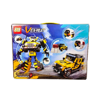 Конструктори Джип трансформърс, Пластмасов, 457 части