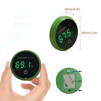 Digitalni elektronički termometar sa senzorskom sondom za mjerenje temperature vode u akvarijima, visokoprecizni termometar za kućnu upotrebu u hladnjacima.