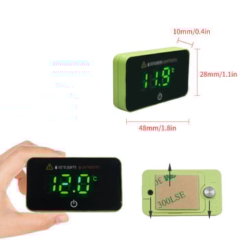 Digitalni elektronički termometar sa senzorskom sondom za mjerenje temperature vode u akvarijima, visokoprecizni termometar za kućnu upotrebu u hladnjacima.