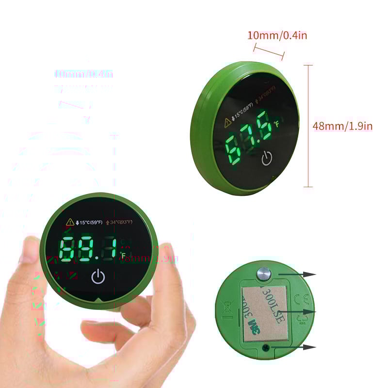Digitalni elektronički termometar sa senzorskom sondom za mjerenje temperature vode u akvarijima, visokoprecizni termometar za kućnu upotrebu u hladnjacima.