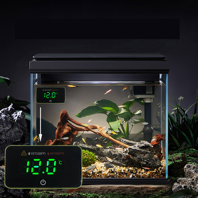 Digitalni elektronički termometar sa senzorskom sondom za mjerenje temperature vode u akvarijima, visokoprecizni termometar za kućnu upotrebu u hladnjacima.