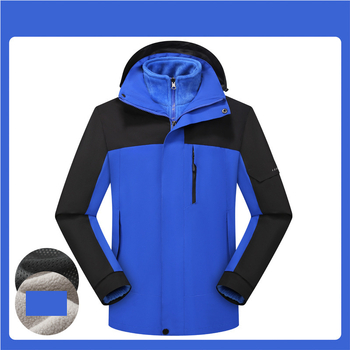 Jachetă de lucru nouă din bumbac, rezistentă la vânt și impermeabilă, pentru toamnă și iarnă, potrivită pentru toamnă și iarnă, cu haină detașabilă, glugă pentru drumeții, en-gros.