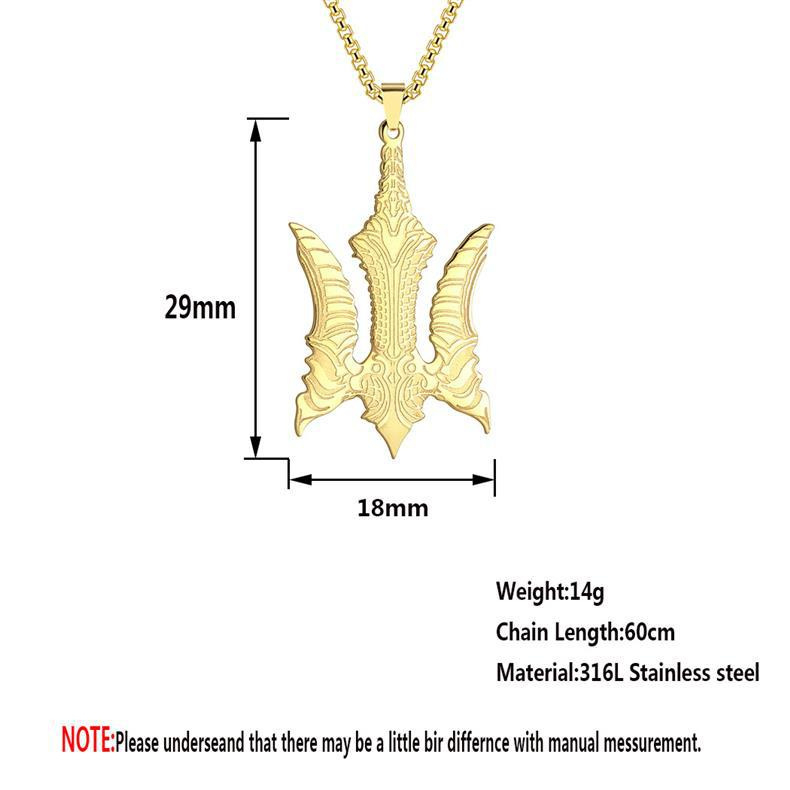 Νέο σε πωλήσεις κολιέ Falcon Biomechanical Trident, μενταγιόν Giger Falcon, μενταγιόν Pirate