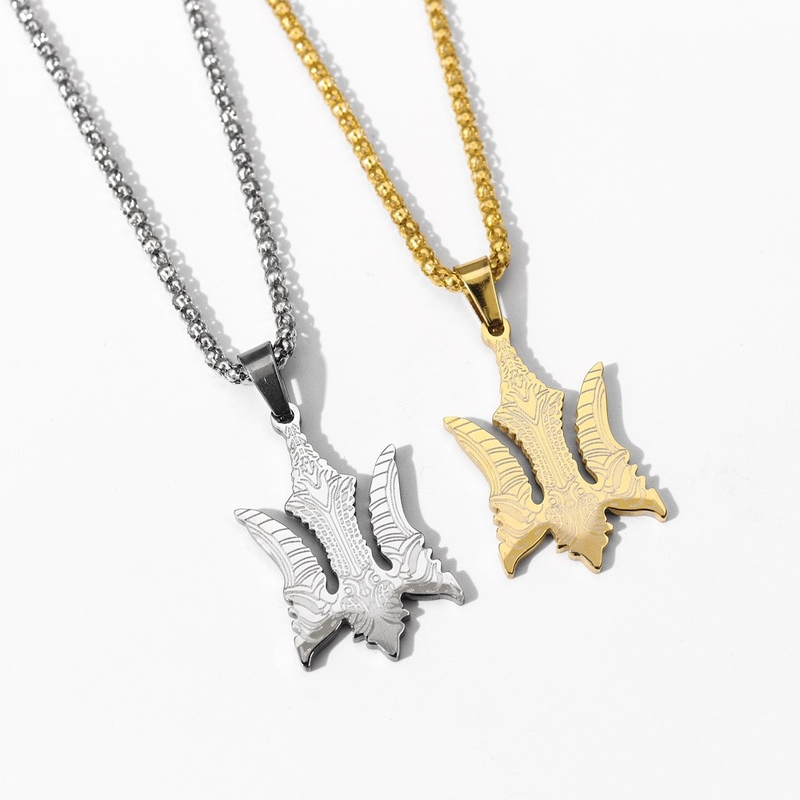 Νέο σε πωλήσεις κολιέ Falcon Biomechanical Trident, μενταγιόν Giger Falcon, μενταγιόν Pirate