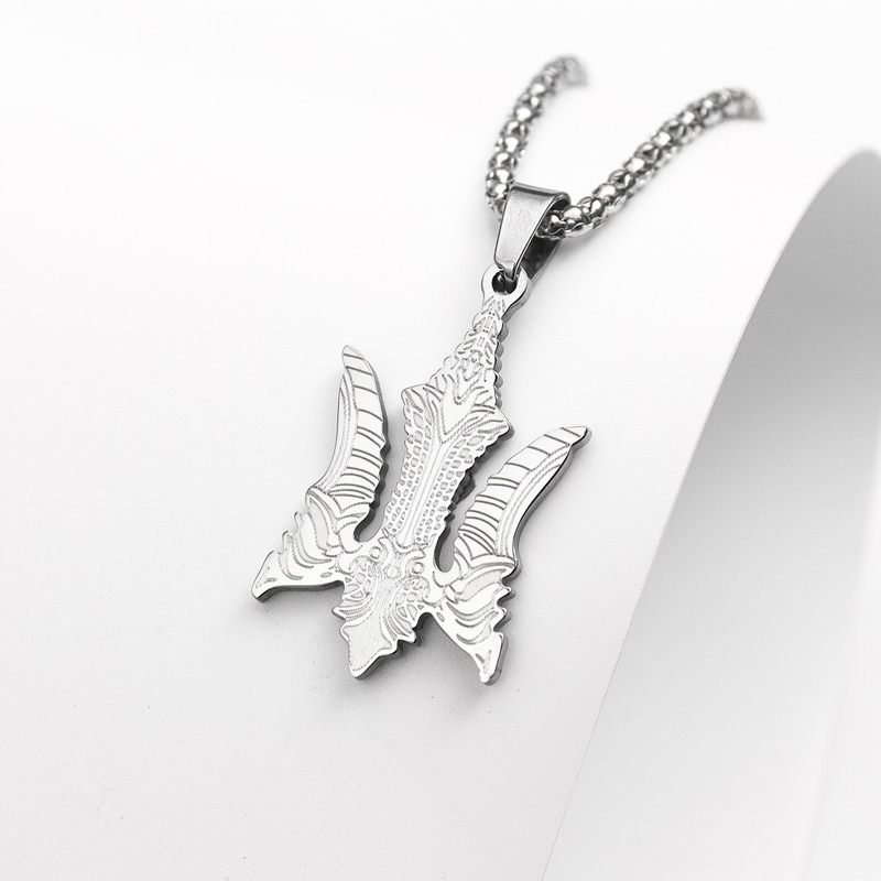 Νέο σε πωλήσεις κολιέ Falcon Biomechanical Trident, μενταγιόν Giger Falcon, μενταγιόν Pirate