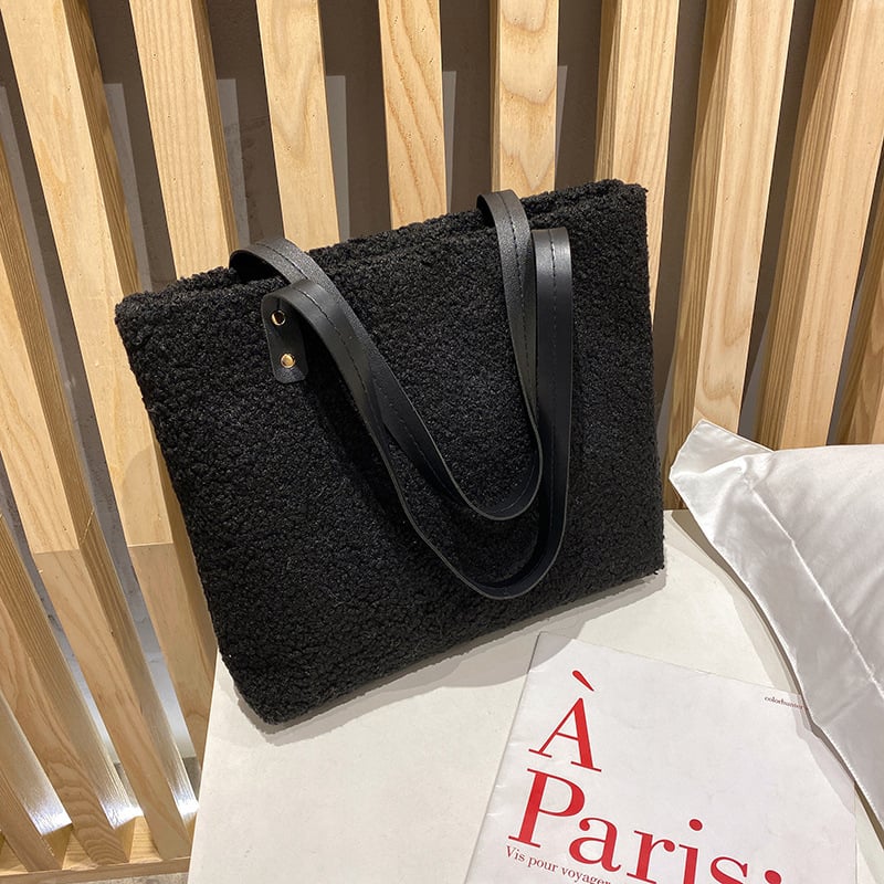 Sieviešu rokassoma, Eiropas un Amerikas stilā, rotaļu lācīša plīša soma, moderna un stilīga plecu soma, liela ietilpība, jauka kosmētikas soma