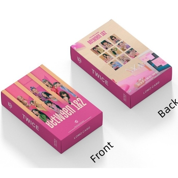55 db TWICE albumkártya (1 és 2 között) és KPOP sztár árucikkek (LOMO kártyák) előrendelhetők külkereskedelemben.