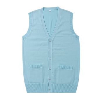 Χονδρική πώληση ιαπωνικών πουλόβερ JK, βαμβακερά ανοιξιάτικα και φθινοπωρινά αμάνικα ζακέτες με V-λαιμόκοψη