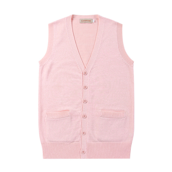 Χονδρική πώληση ιαπωνικών πουλόβερ JK, βαμβακερά ανοιξιάτικα και φθινοπωρινά αμάνικα ζακέτες με V-λαιμόκοψη