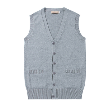 Χονδρική πώληση ιαπωνικών πουλόβερ JK, βαμβακερά ανοιξιάτικα και φθινοπωρινά αμάνικα ζακέτες με V-λαιμόκοψη