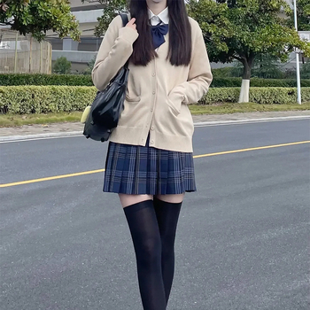 Χονδρική πώληση ιαπωνικών πουλόβερ JK, βαμβακερά ανοιξιάτικα και φθινοπωρινά αμάνικα ζακέτες με V-λαιμόκοψη