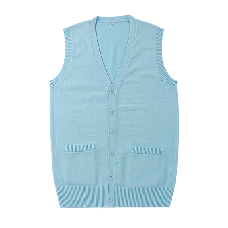 Χονδρική πώληση ιαπωνικών πουλόβερ JK, βαμβακερά ανοιξιάτικα και φθινοπωρινά αμάνικα ζακέτες με V-λαιμόκοψη