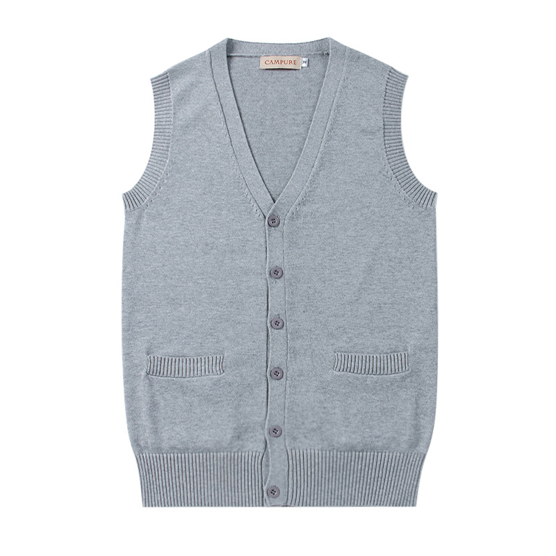 Χονδρική πώληση ιαπωνικών πουλόβερ JK, βαμβακερά ανοιξιάτικα και φθινοπωρινά αμάνικα ζακέτες με V-λαιμόκοψη