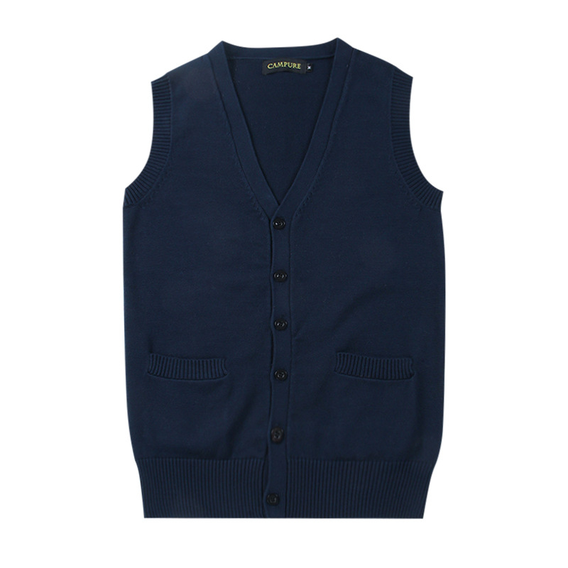 Χονδρική πώληση ιαπωνικών πουλόβερ JK, βαμβακερά ανοιξιάτικα και φθινοπωρινά αμάνικα ζακέτες με V-λαιμόκοψη