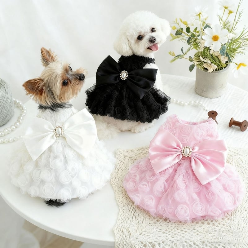 Bafi augintinių suknelės, mieli augintinių drabužiai, kačių ir šunų drabužiai, meškiukų drabužių gamintojas