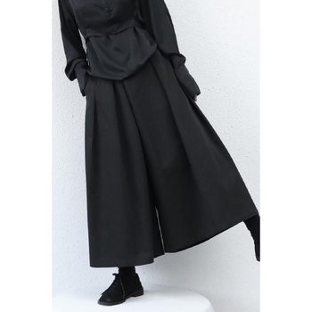 Sötét Yamamoto stílusú bő szárú rövidnadrág, bő szárú nadrág, szamuráj nadrág, közvetlen gyári értékesítés férfiaknak