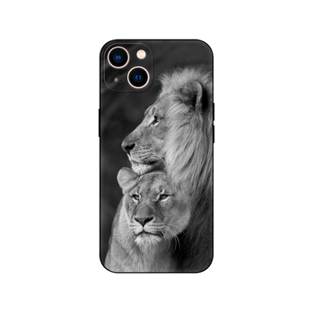 Калъф за телефон с лъвска каишка за iPhone 16, 15, 14, 13, 12, Pro, Max и Mini.