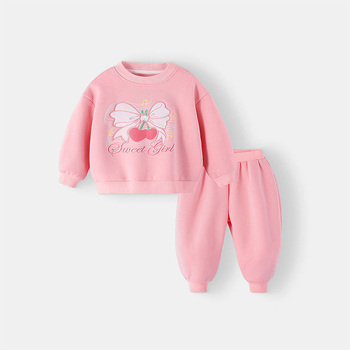 Noutăți de iarnă 2025 pentru fete, costum elegant din fleece, costum gros și călduros de iarnă