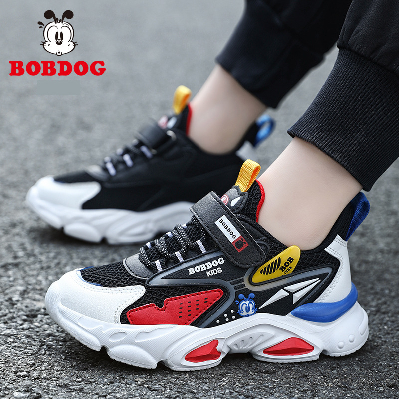 Babudou zēnu kedas, 2025. gada rudens, jaunums, viegli, elpojoši sieta apavi ar ādas virsmu, ūdensnecaurlaidīgi bērnu apavi vidējiem un lieliem bērniem