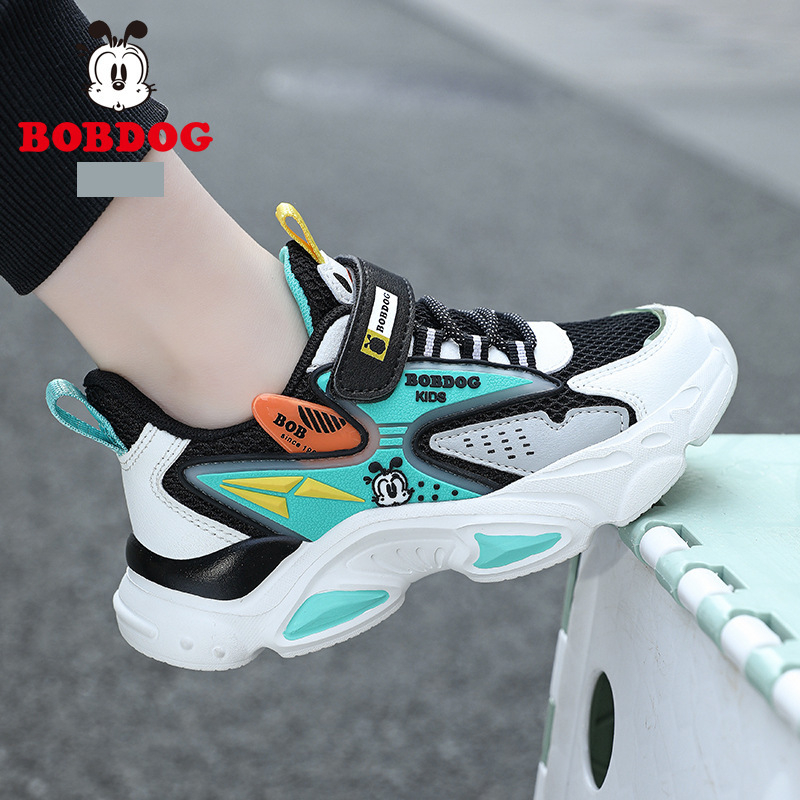 Babudou zēnu kedas, 2025. gada rudens, jaunums, viegli, elpojoši sieta apavi ar ādas virsmu, ūdensnecaurlaidīgi bērnu apavi vidējiem un lieliem bērniem