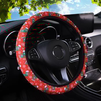 Κάλυμμα τιμονιού με φλοράλ τύπωμα από SBR, αντιολισθητικά λάστιχα