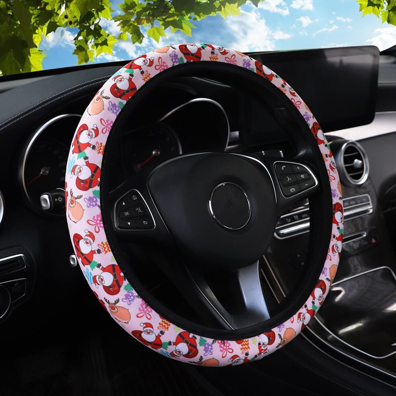 Κάλυμμα τιμονιού με φλοράλ τύπωμα από SBR, αντιολισθητικά λάστιχα