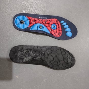 Átlátszó mágneses talpbetétek férfiaknak, lélegző talpbetétek futáshoz, sporthoz, párnázáshoz és masszázshoz; testreszabható mágnesterápiás talpbetétek nőknek.