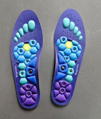 Átlátszó mágneses talpbetétek férfiaknak, lélegző talpbetétek futáshoz, sporthoz, párnázáshoz és masszázshoz; testreszabható mágnesterápiás talpbetétek nőknek.