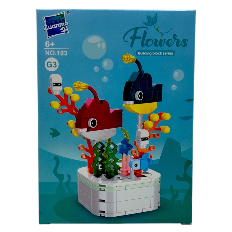 Конструктор Морски свят, Рибки, номер 103, пластмасов