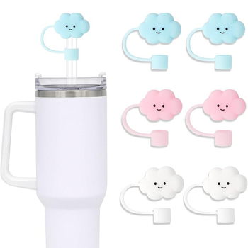 Stanley 10 mm šiaudelio dangtelis, apsauginis dangtelis nuo dulkių, 3D šiaudelio įmautė, ledų puodelių priedai, sandarus kryžminis kraštas