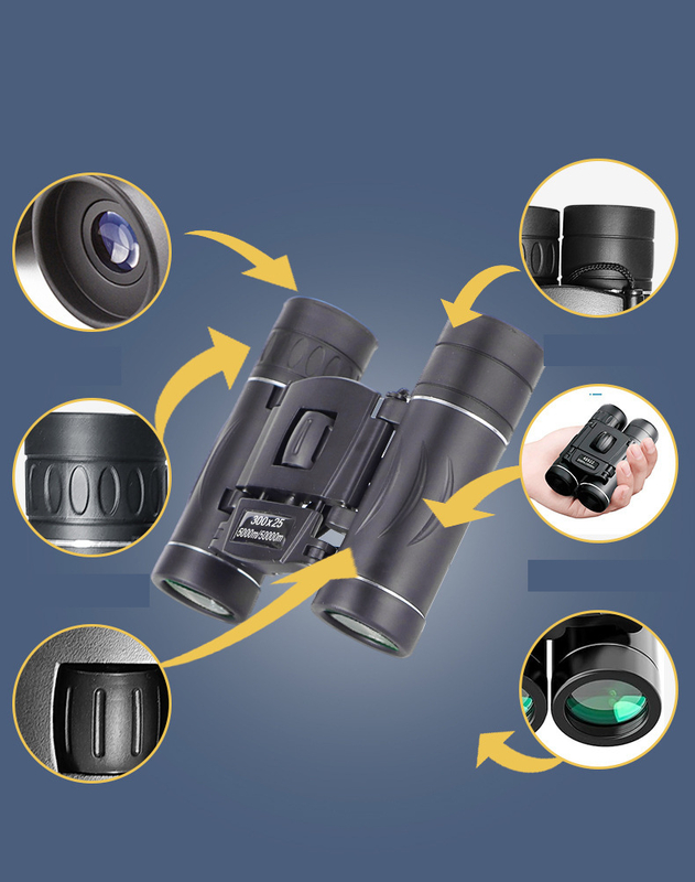 Didmeninė prekyba tarptautiniais žiūronais „Crescent 300x25/8X21“, didelio didinimo, didelės raiškos, nešiojami lauko žiūronai