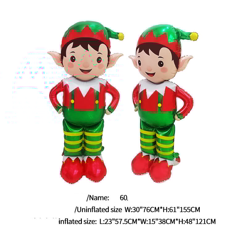 Ziemassvētku tematikas sniegavīra baloni, krāsaini baloni Ziemassvētku eglītei, baloni svētku ballīšu dekorēšanai