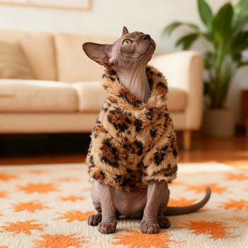 Oblečenie pre bezsrsté mačky plemena Sphynx, hrubé, teplé, pohodlné, elastické mikiny/oblečenie z devonskej bavlny, veľkoobchodné použitie