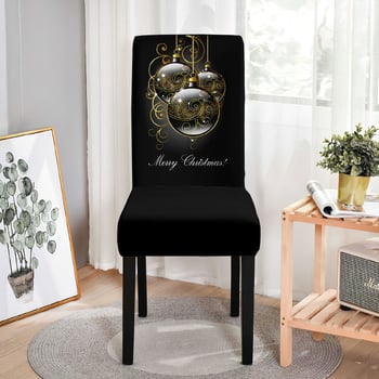 Ziemassvētku krēslu pārvalki ar pārrobežu dizainu un digitālo druku, piemēroti viesnīcām, restorāniem un lietošanai mājās.