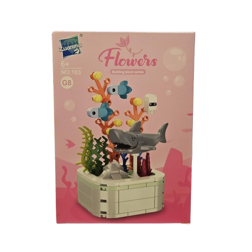 Конструктор Морски свят, Акула, номер 103, пластмасов