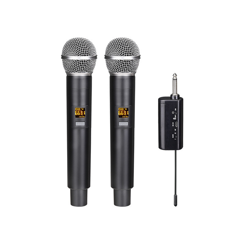 Microfon dinamic wireless de 58 de inci, portabil pentru conferințe, streaming live, KTV, scenă, canto, karaoke și uz casnic.