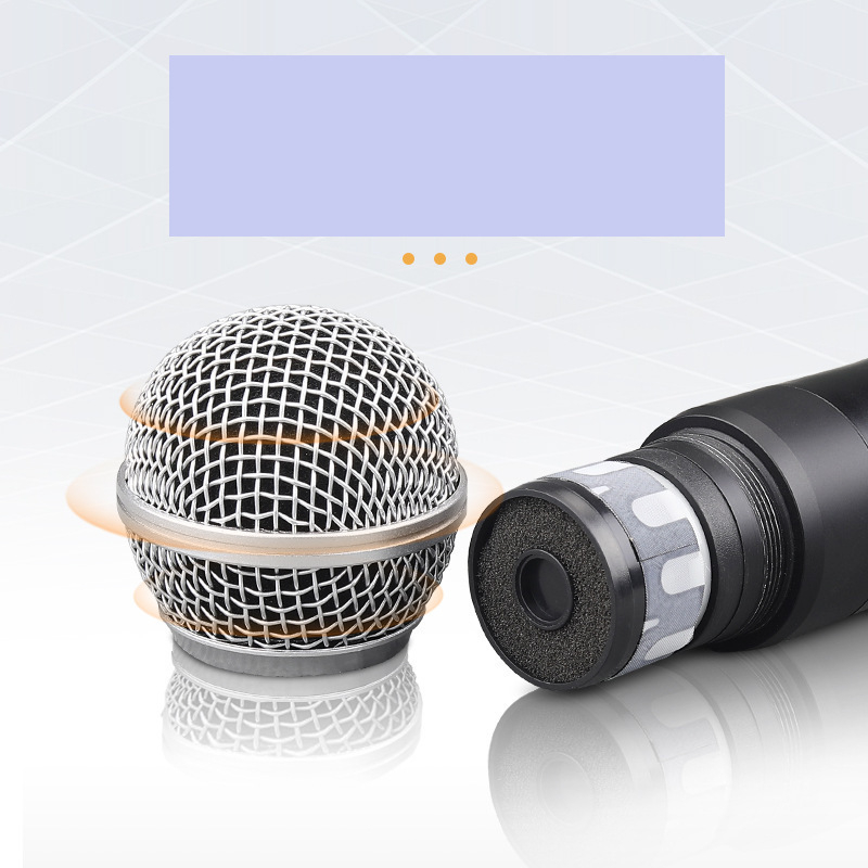 Microfon dinamic wireless de 58 de inci, portabil pentru conferințe, streaming live, KTV, scenă, canto, karaoke și uz casnic.