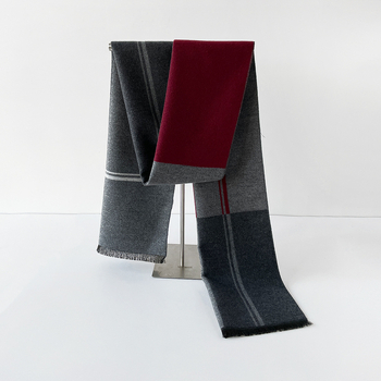 Ziemas vīriešu rūtaina šalle, silta un bieza vilnas šalle, moderna un stilīga, INS stilā, kašmira imitācijas šalle vairumtirdzniecībā.