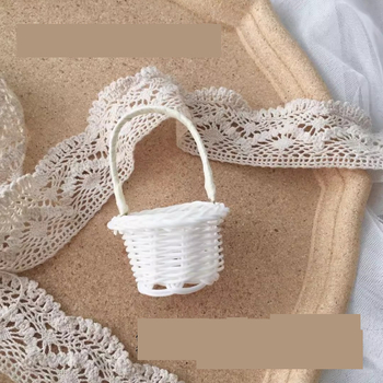 10 tk toidukorvi närimismänguasi papagoidele, miniatuurne käsitöö rotangist mänguasi, linnulõbus mänguasi