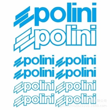10 radošu Polini automašīnu uzlīmju, motociklu uzlīmju, PVC uzlīmju komplekts, grafiskas, ūdensizturīgas un saules aizsargas.